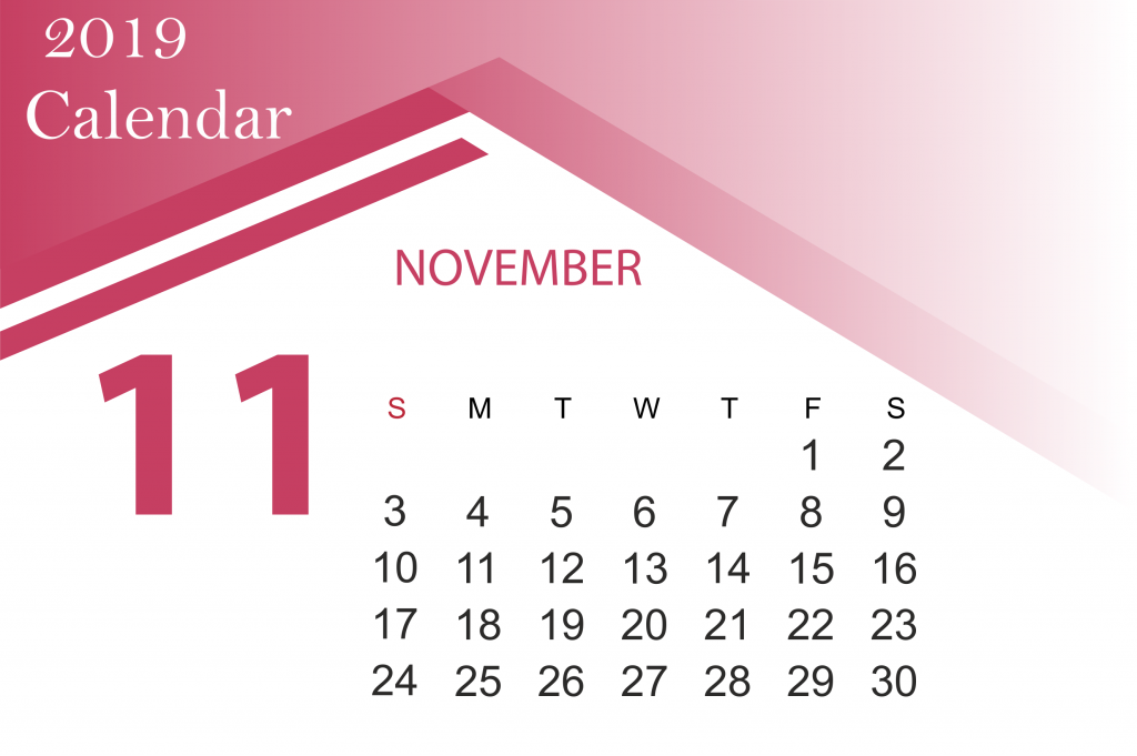 November 2019 Calendar Template