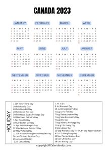 Canada Public Holidays 2023 | Canada Holidays 2023