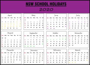 New South Wales School Calendar