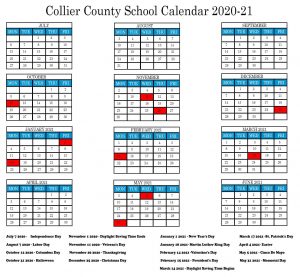 Collier County School Calendar