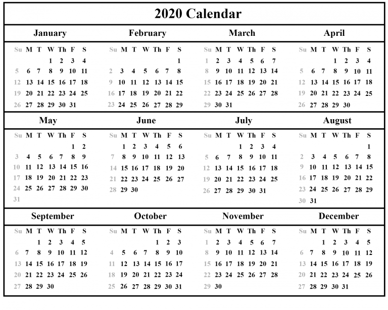 Printable Netherlands Public Holidays 2020 Calendar Templates