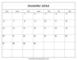 Printable Calendar DIY